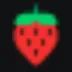 Strawberry on Solana logo