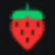 Strawberry on Solana logo