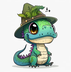 DRAGON WITH HAT logo
