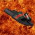 Gucci Flip Flops logo