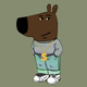 Just a black guy logo