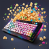 Popcorn or Keyboard logo