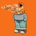 Just a chill pizza logo