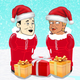 Just a chill musktrump santa logo