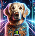 nvidia a.i dog logo