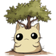 Tree stuck in cat logo