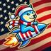 SANTA D.O.G.E RIDE ROCKET logo