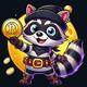 Risky Raccoon logo