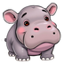 Baby Moo Deng logo