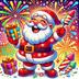 New Years Santa logo