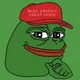 Pepe Wif MAGA logo