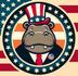 Moo Deng President logo