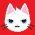 Cat in a dogs world logo