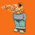Just a chill pizza logo