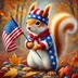 MAGA SQUIRREL TRUMP logo