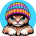 Kitten Wif Hat logo