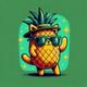 PIPUR THE PINEAPPLE CATS logo