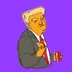 Hyped Trump on SUI logo