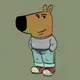 Just a doge guy logo