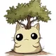 Tree stuck in cat logo