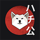 ハチ公 logo