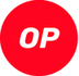 Aave Optimism OP logo