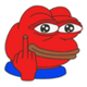 red pepe logo