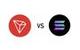 Tron vs Solana logo