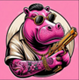  Hippo With Guns logo