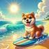 Surfin Dog  logo