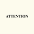Attention logo
