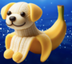 banana puppy AI logo