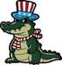 Alligator With Hat logo