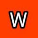 W in the chat logo