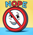 NOPE. logo