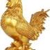 Gold BitCoin Chicken logo