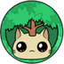 Tree stuck in cat logo