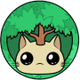 Tree stuck in cat logo