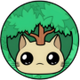 Tree stuck in cat logo