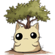 Tree stuck in cat logo