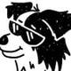 Woofi the genius dog logo