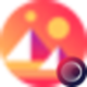 Decentraland MANA (Wormhole) logo
