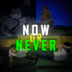It's now or never logo