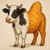 half cow, half tender logo
