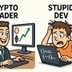 Trader vs Retarded Dev logo