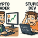 Trader vs Retarded Dev logo