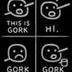 First Gork Comic logo