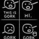 First Gork Comic logo