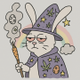 Wizard Bunny 420 logo