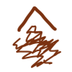 scribbled house logo